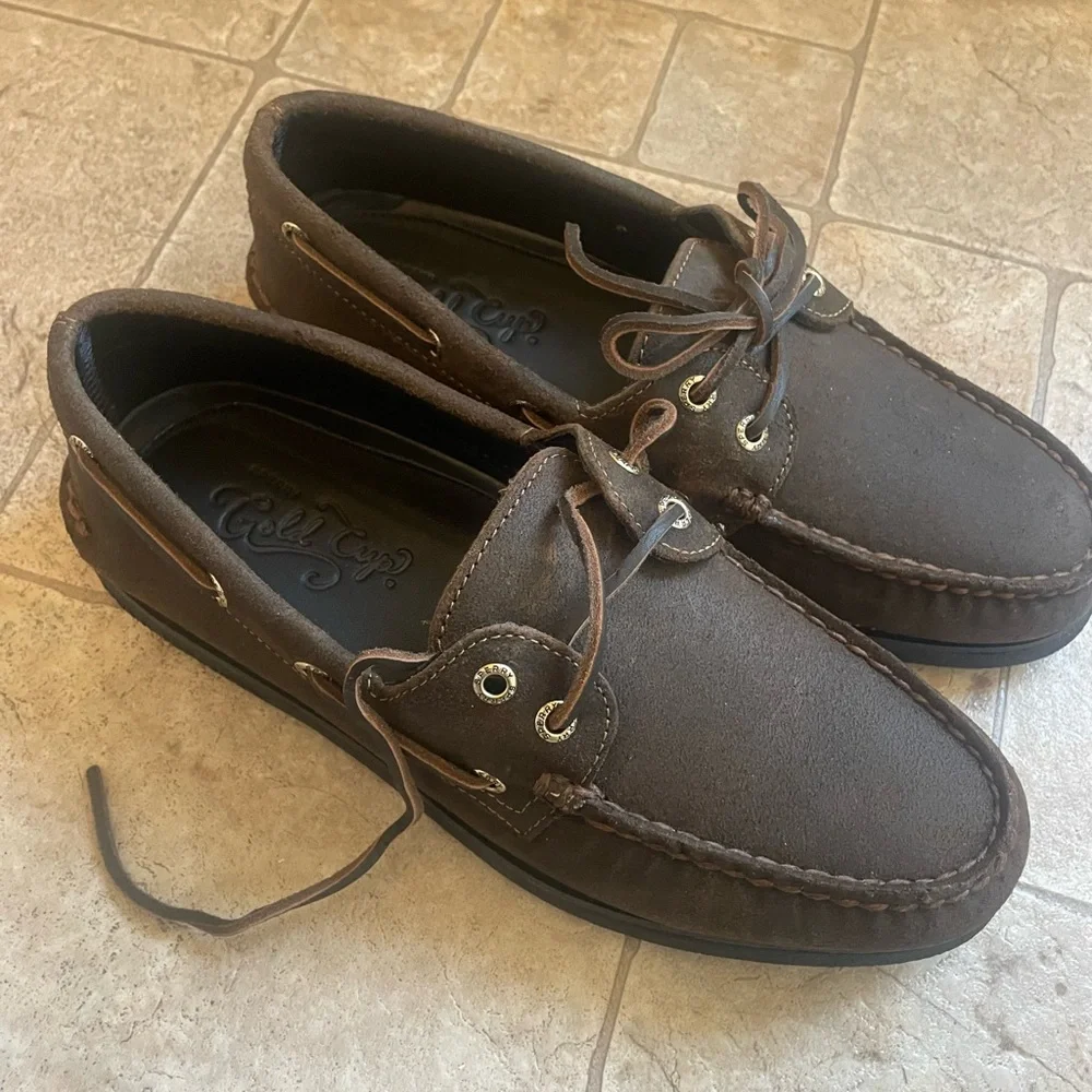 Sperry Gold Cup boat shoes - New. Size 9 - chocolate - Picture 2 of 5
